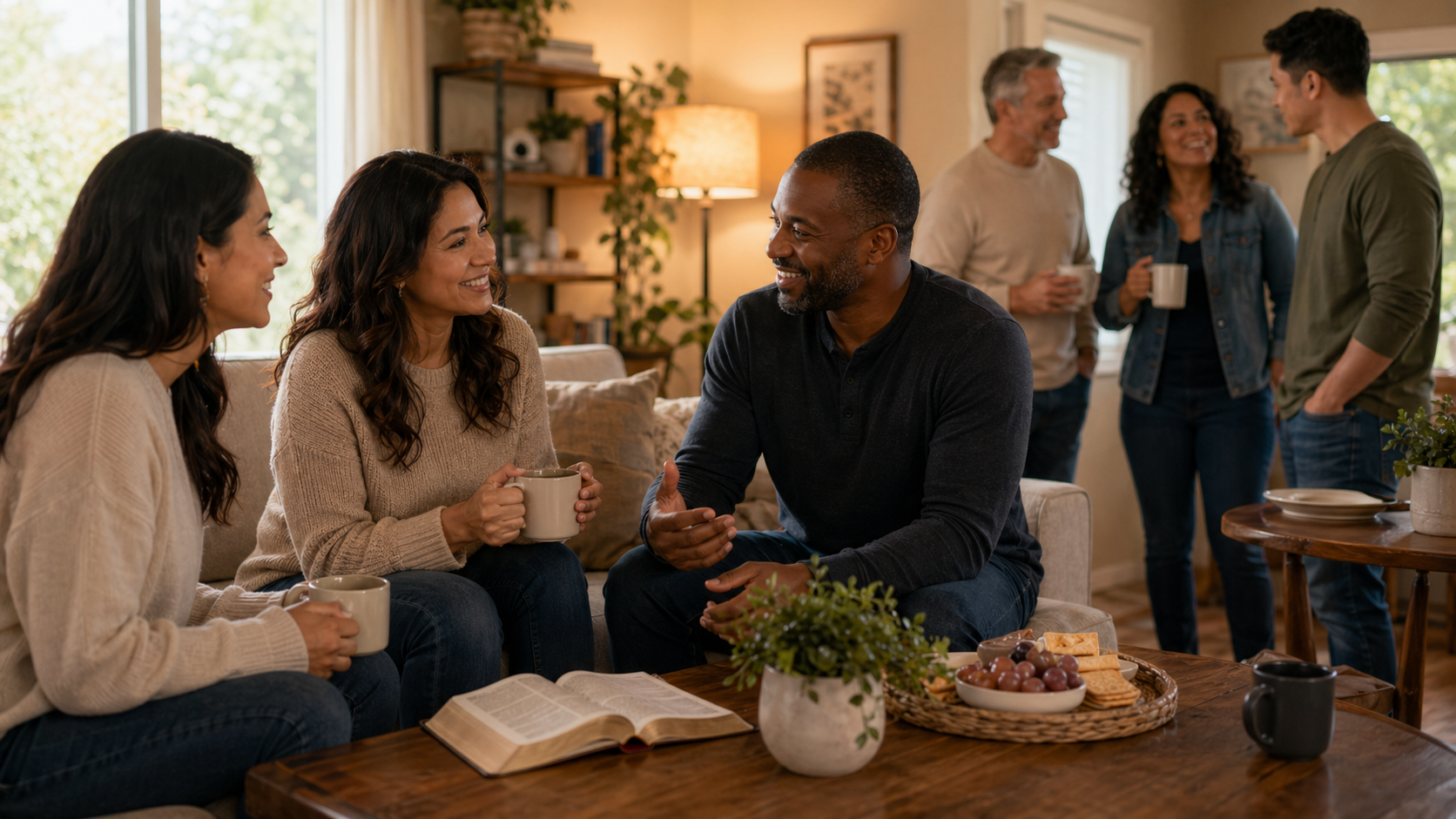 Faith Global Ministry Bible study in a home